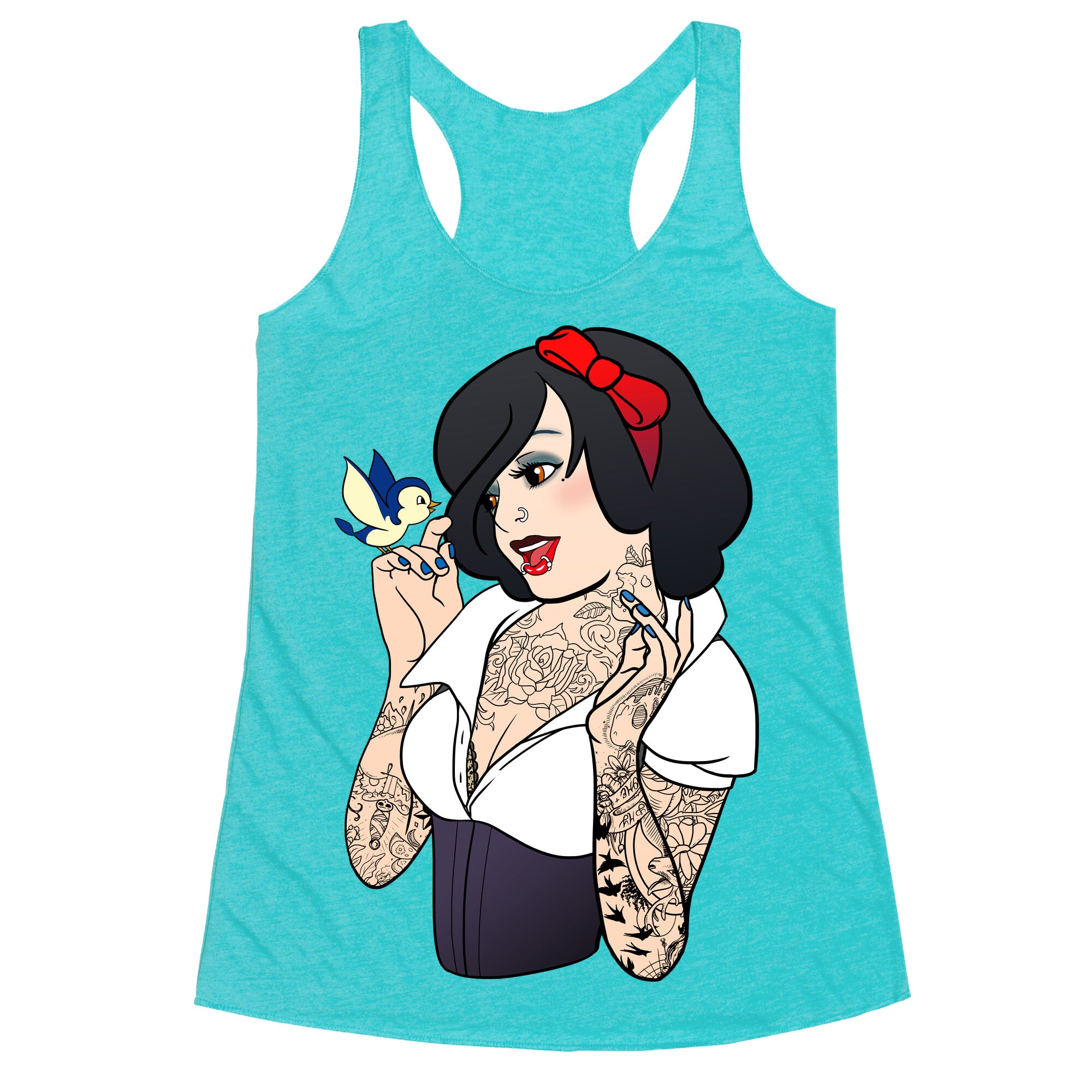 Snow Punk Princess Racerback Tank
