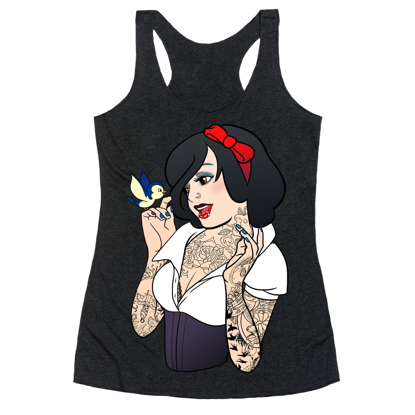 Snow Punk Princess Racerback Tank