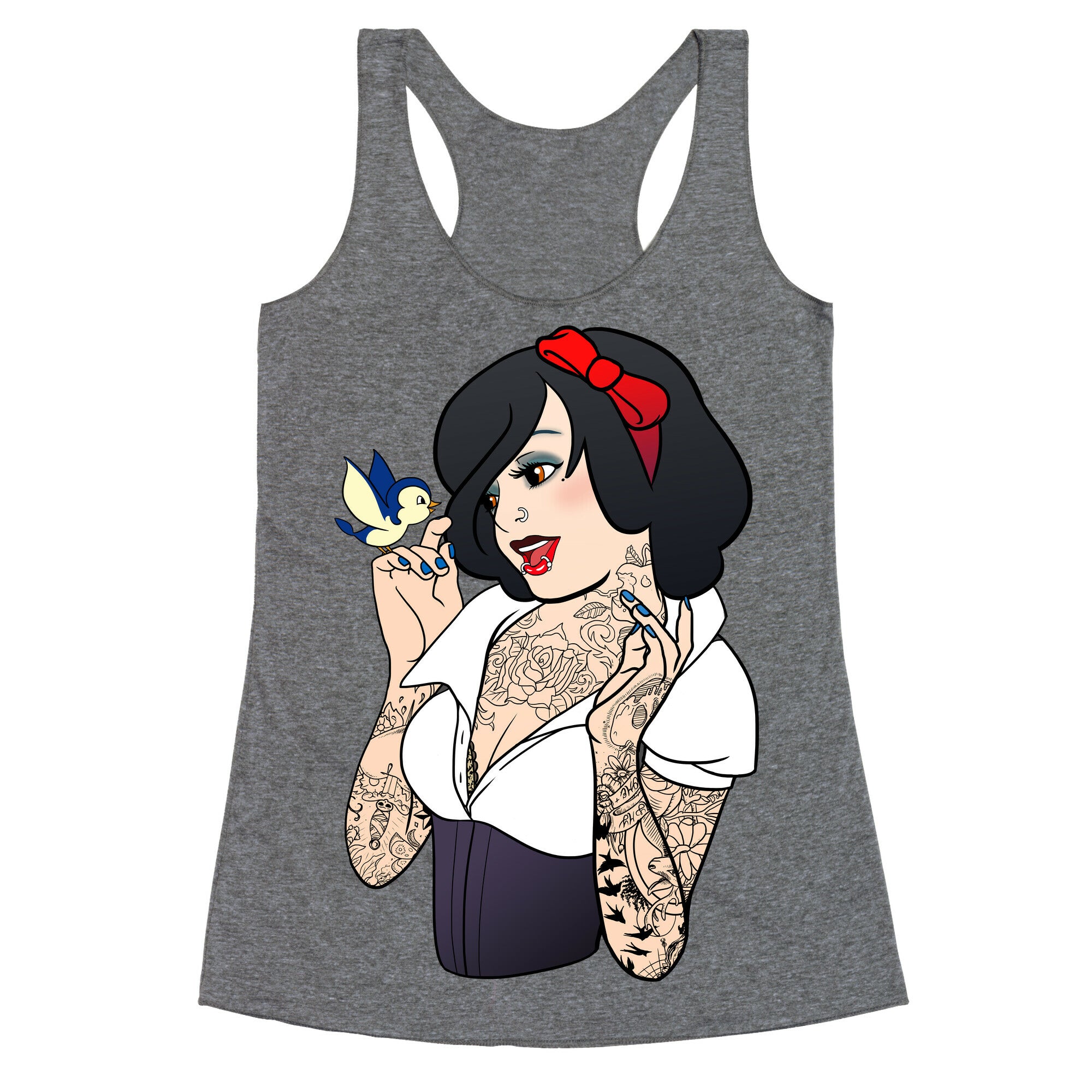 Snow Punk Princess Racerback Tank