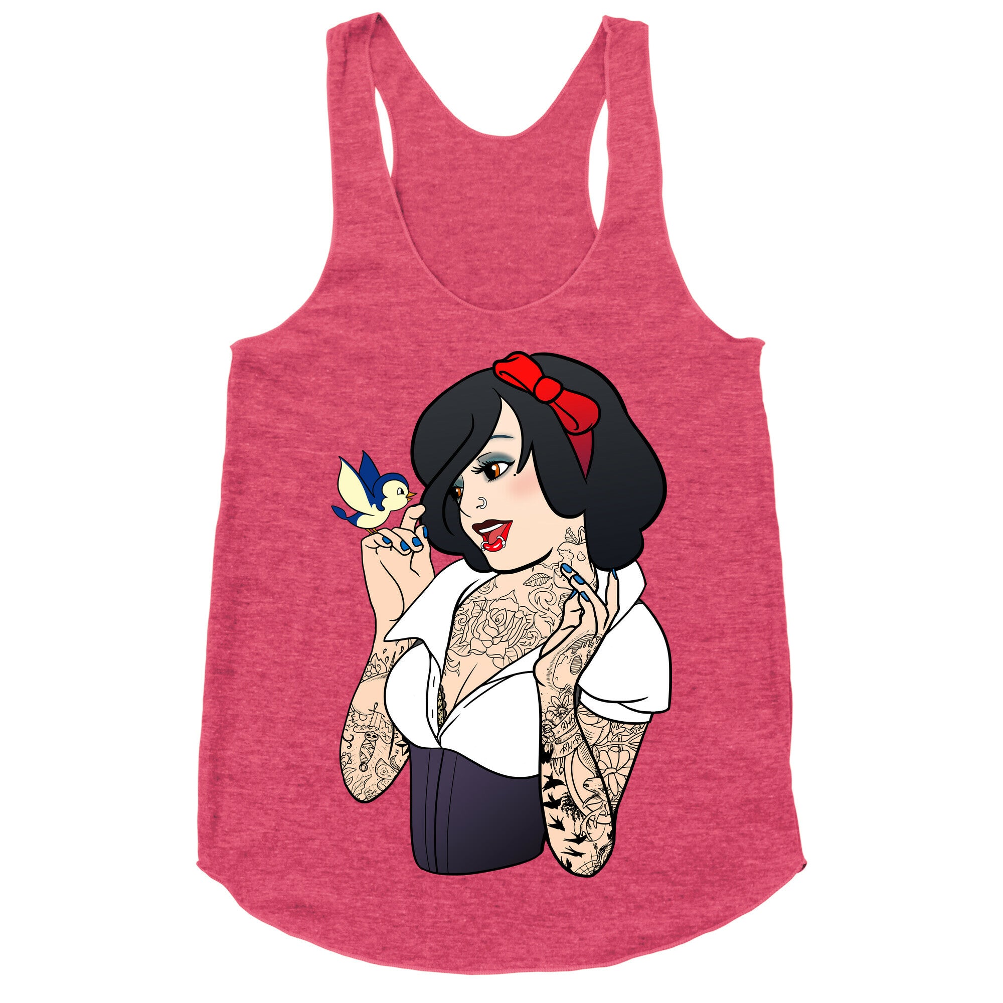 Snow Punk Princess Racerback Tank