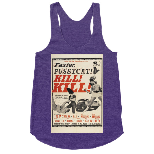 Faster Pussycat! Kill! Kill! Racerback Tank