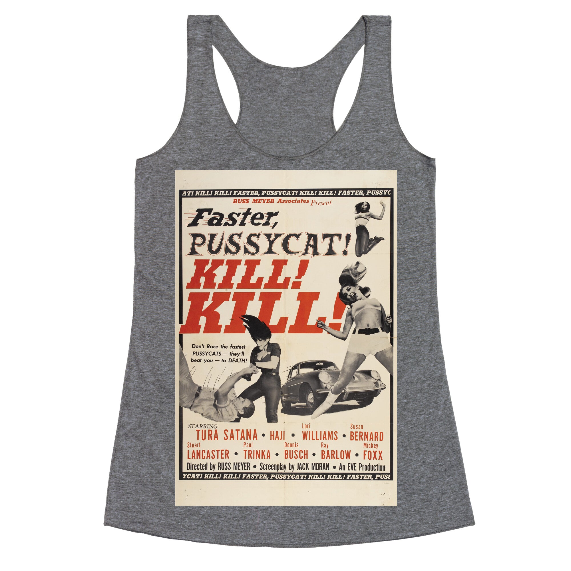 Faster Pussycat! Kill! Kill! Racerback Tank