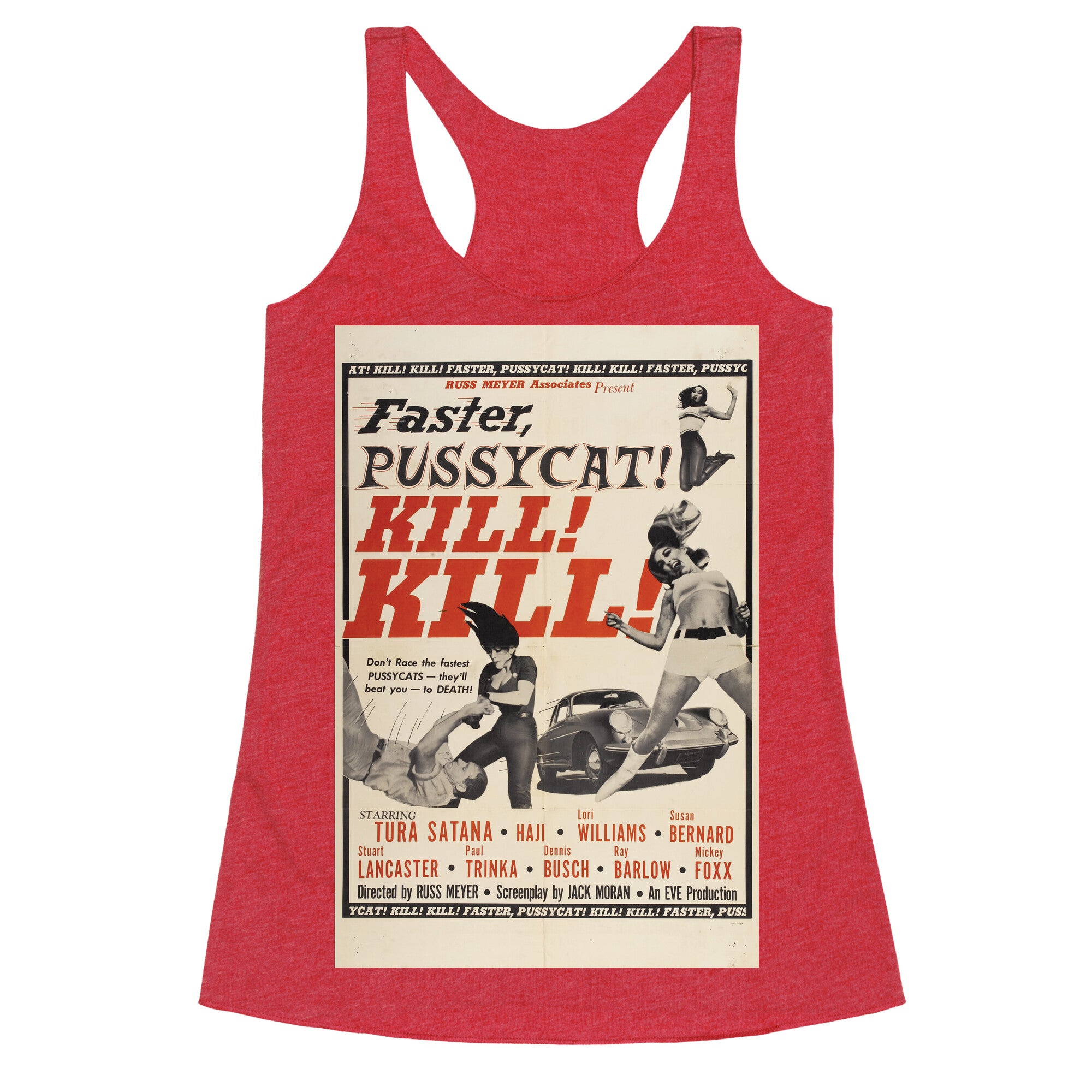 Faster Pussycat! Kill! Kill! Racerback Tank