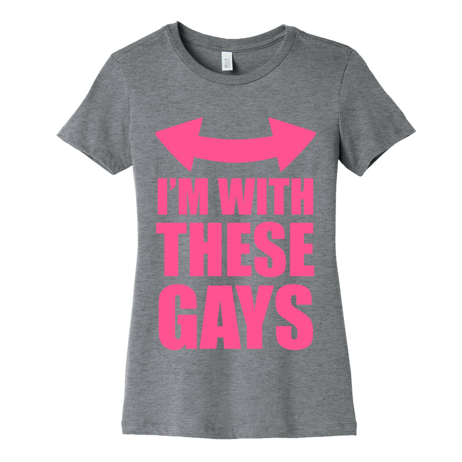 I'm With These Gays Women's Cotton Tee