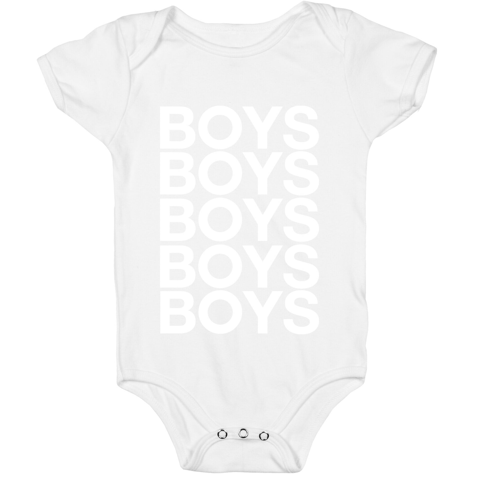 Boys Boys Boys Baby One Piece