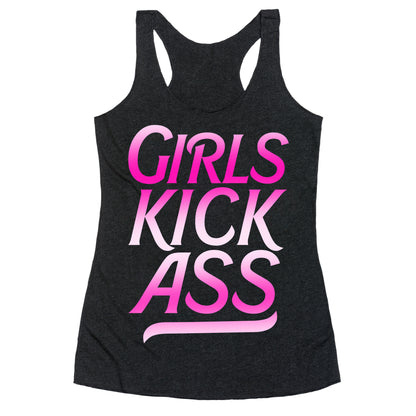 Girls Kick Ass Racerback Tank