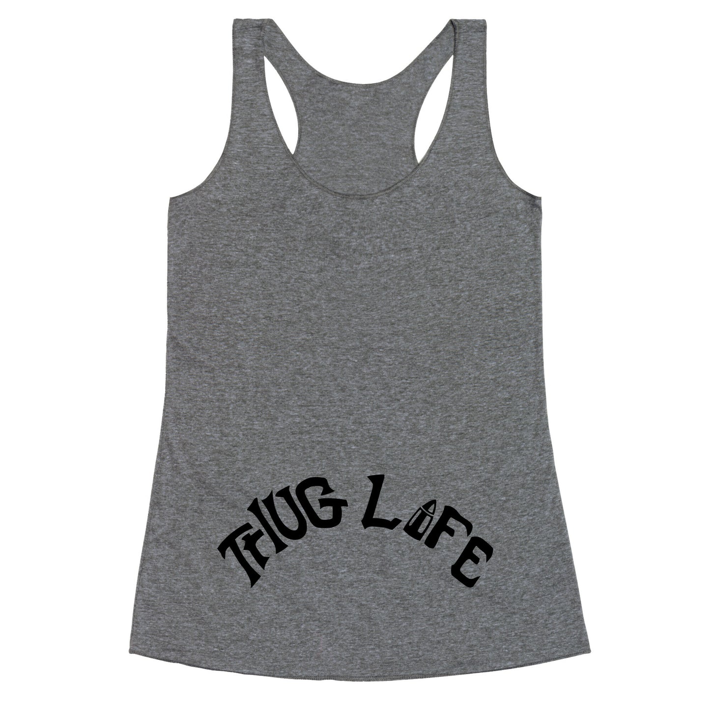 Thug Life Tattoo Racerback Tank
