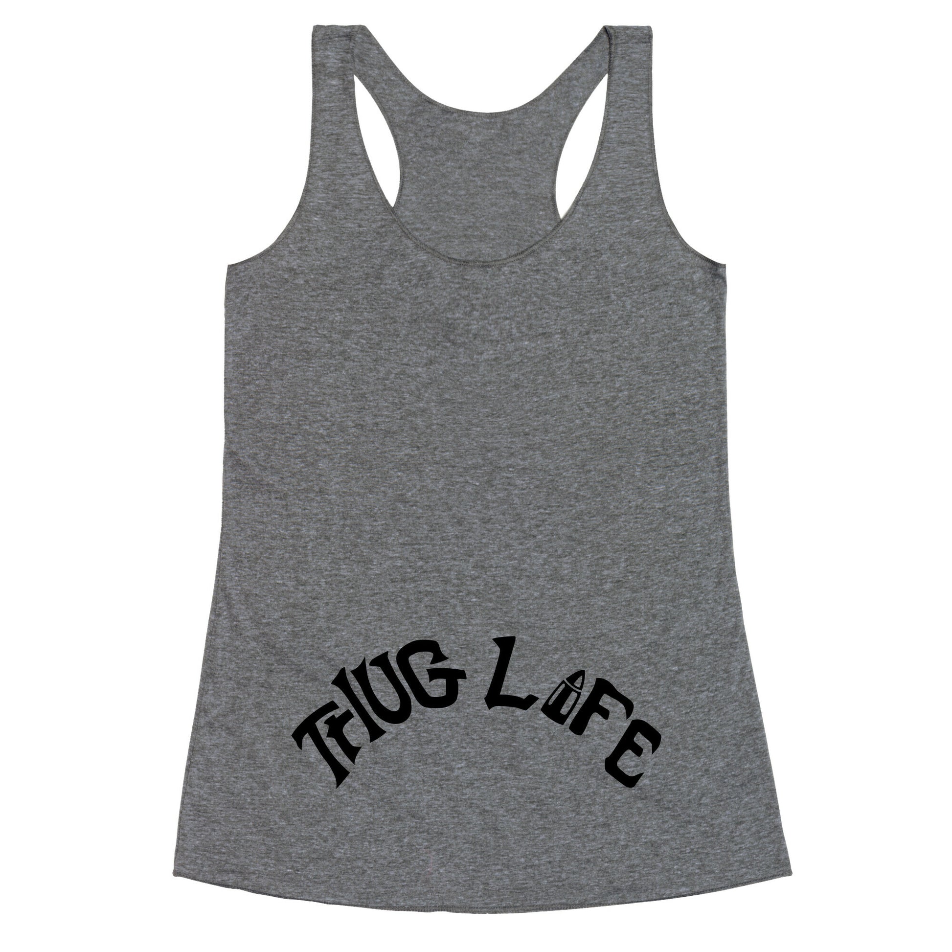Thug Life Tattoo Racerback Tank