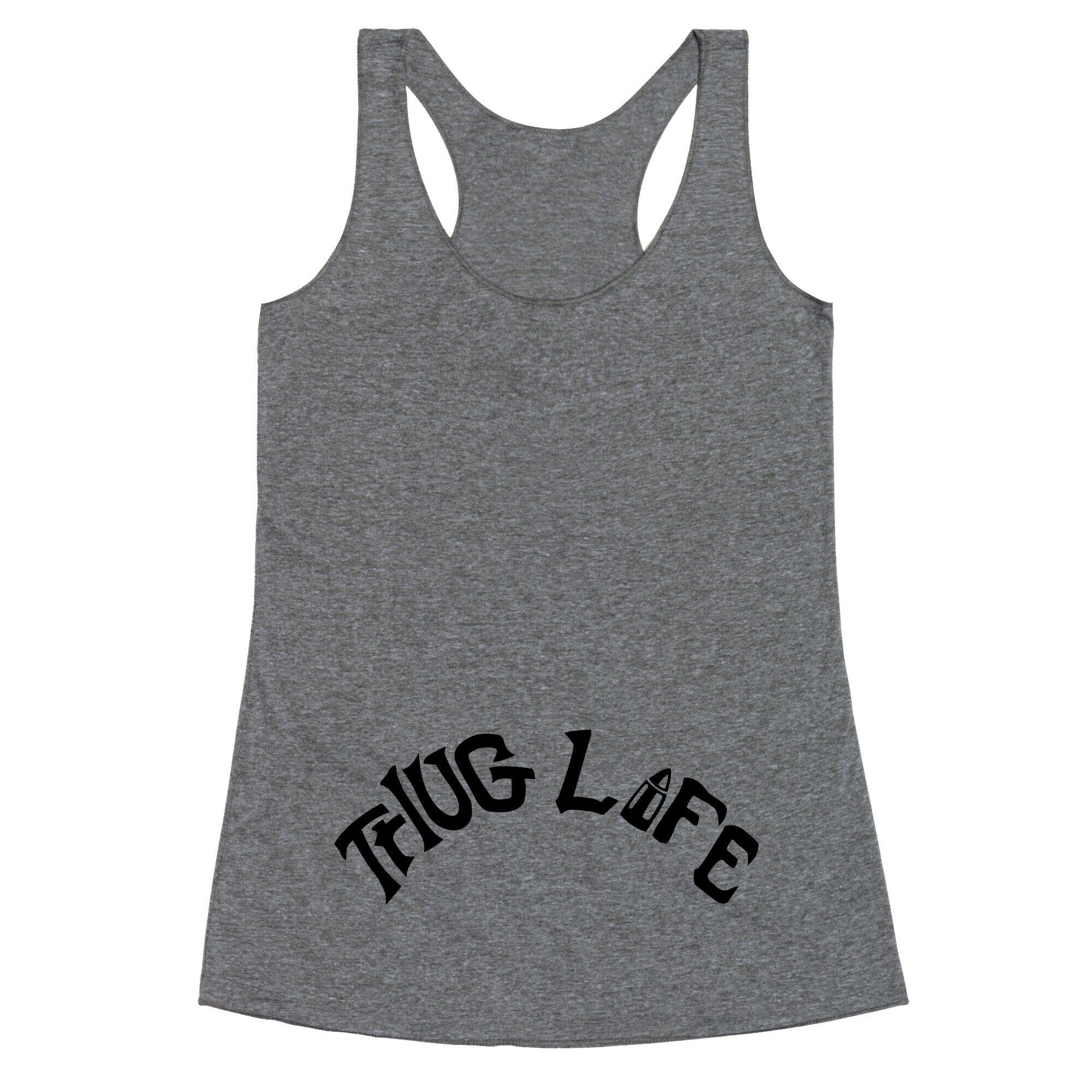 Thug Life Tattoo Racerback Tank