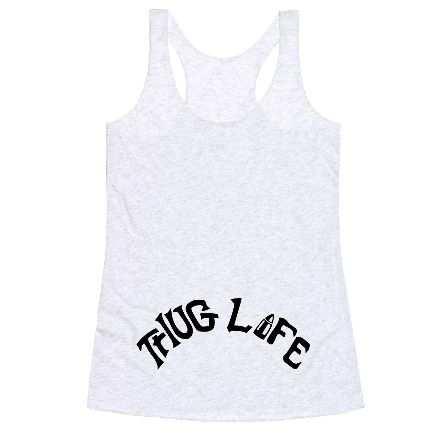 Thug Life Tattoo Racerback Tank