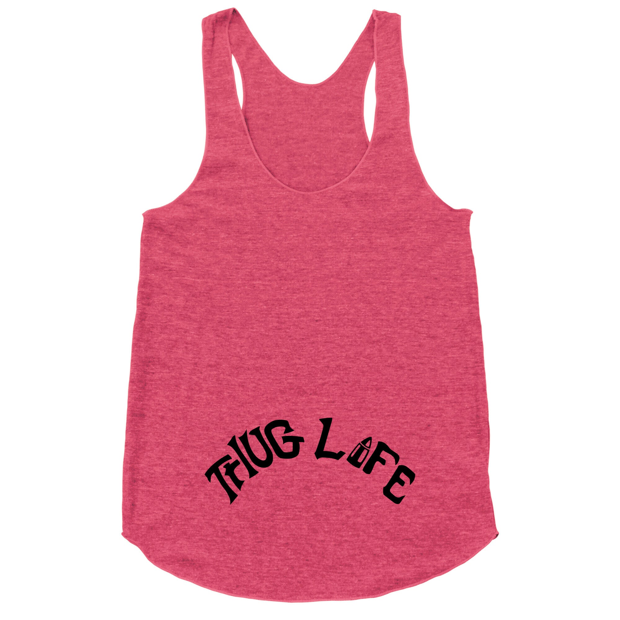 Thug Life Tattoo Racerback Tank