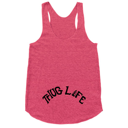 Thug Life Tattoo Racerback Tank