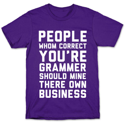 Bad Grammer T-Shirt