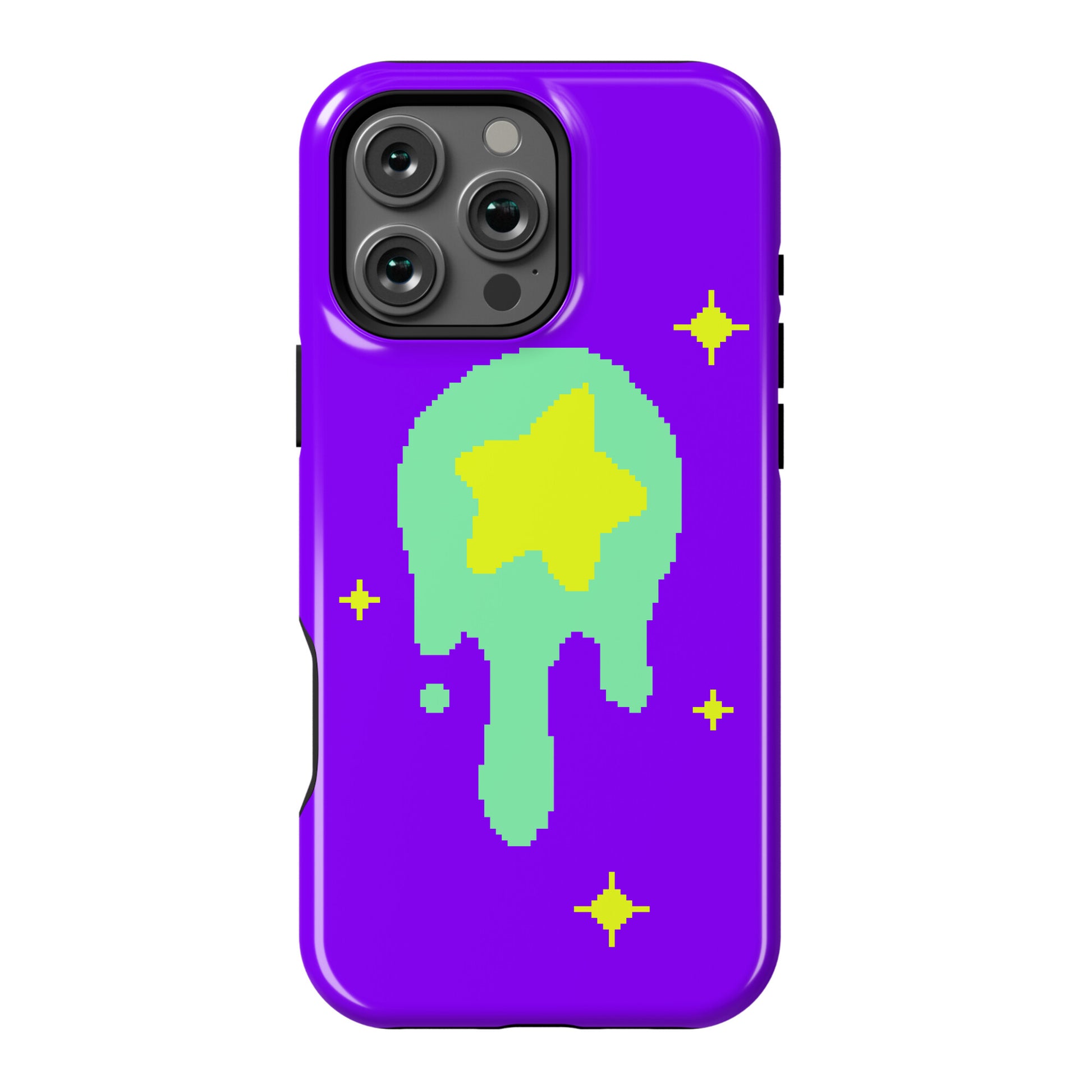 Gooey Pixel Star Phone Case