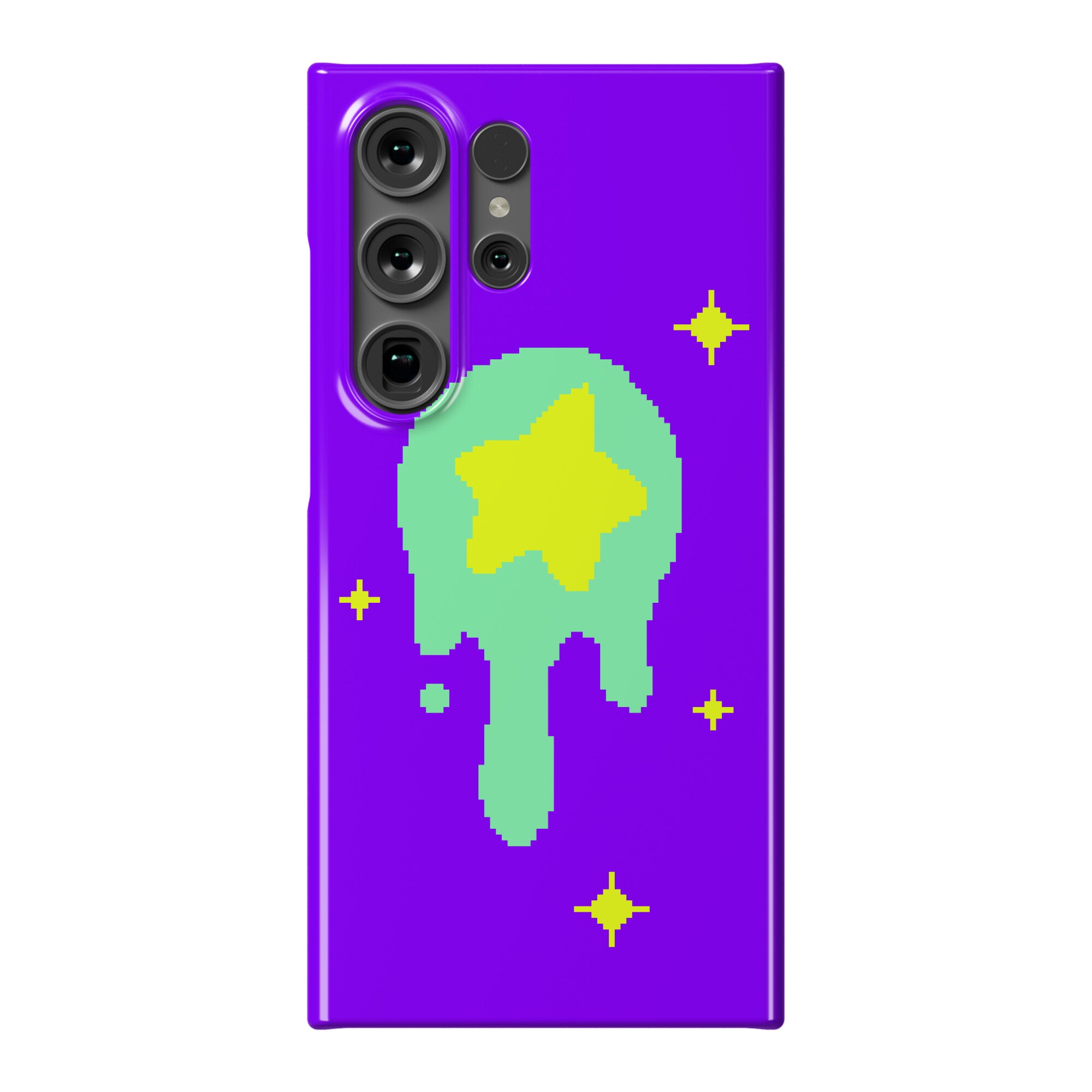 Gooey Pixel Star Phone Case