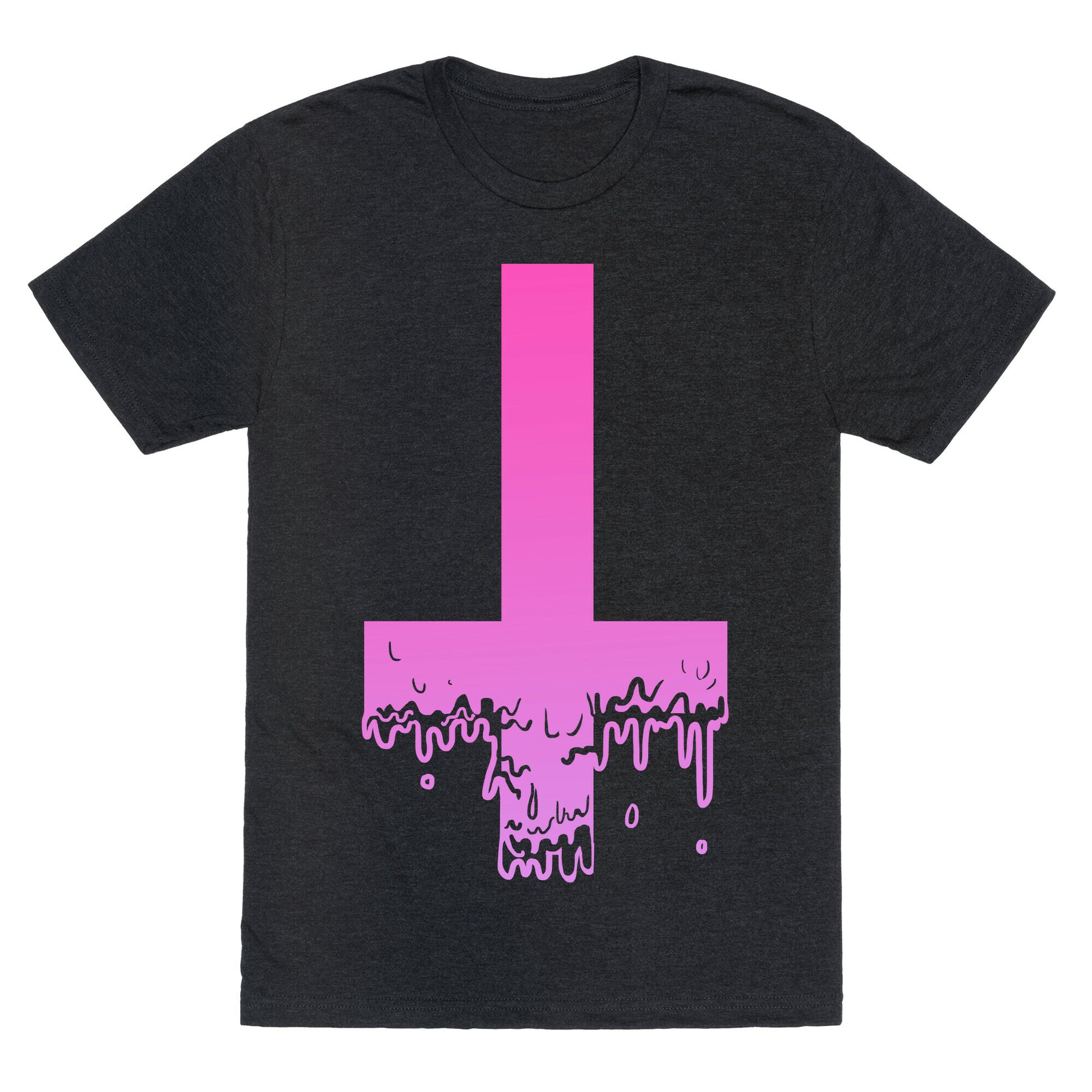 Cross Drip- Pink Unisex Triblend Tee