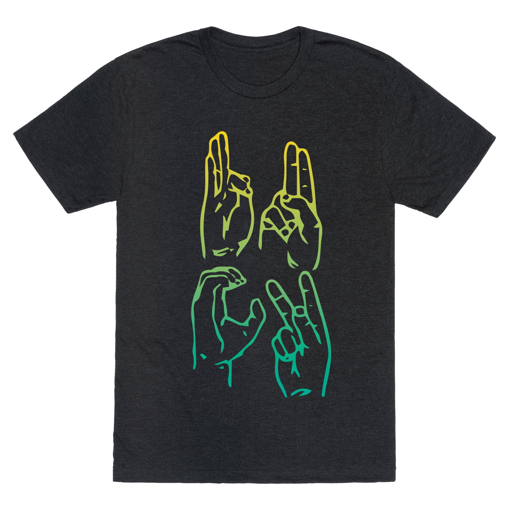 Sign Language F.U.C.K. Unisex Triblend Tee