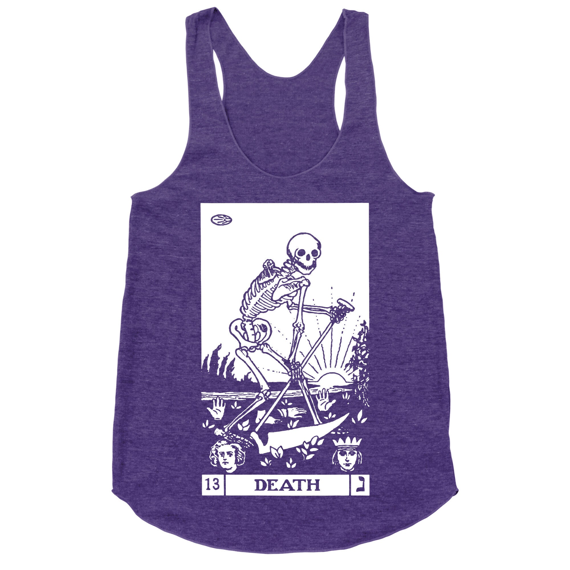 Death Tarot Racerback Tank