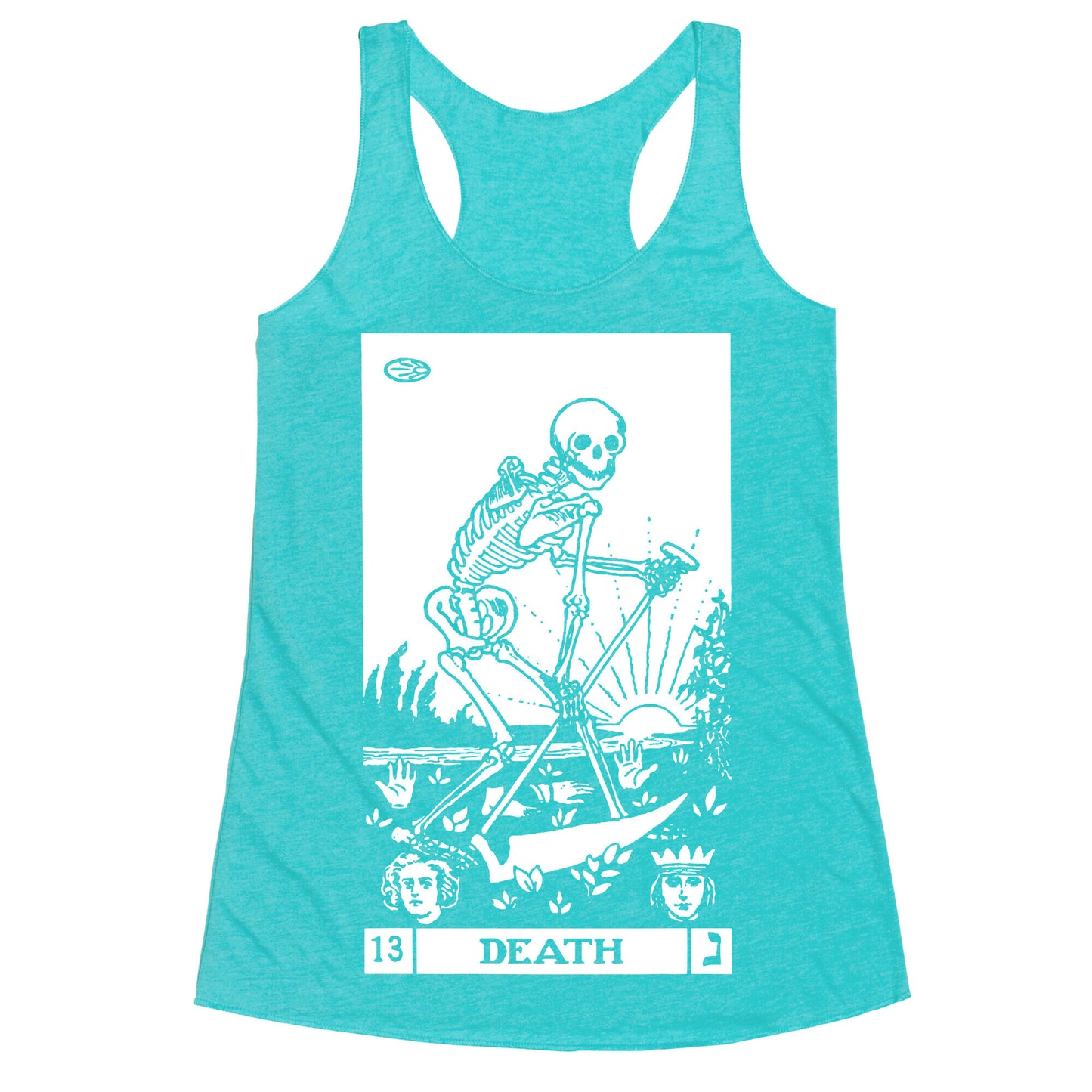 Death Tarot Racerback Tank