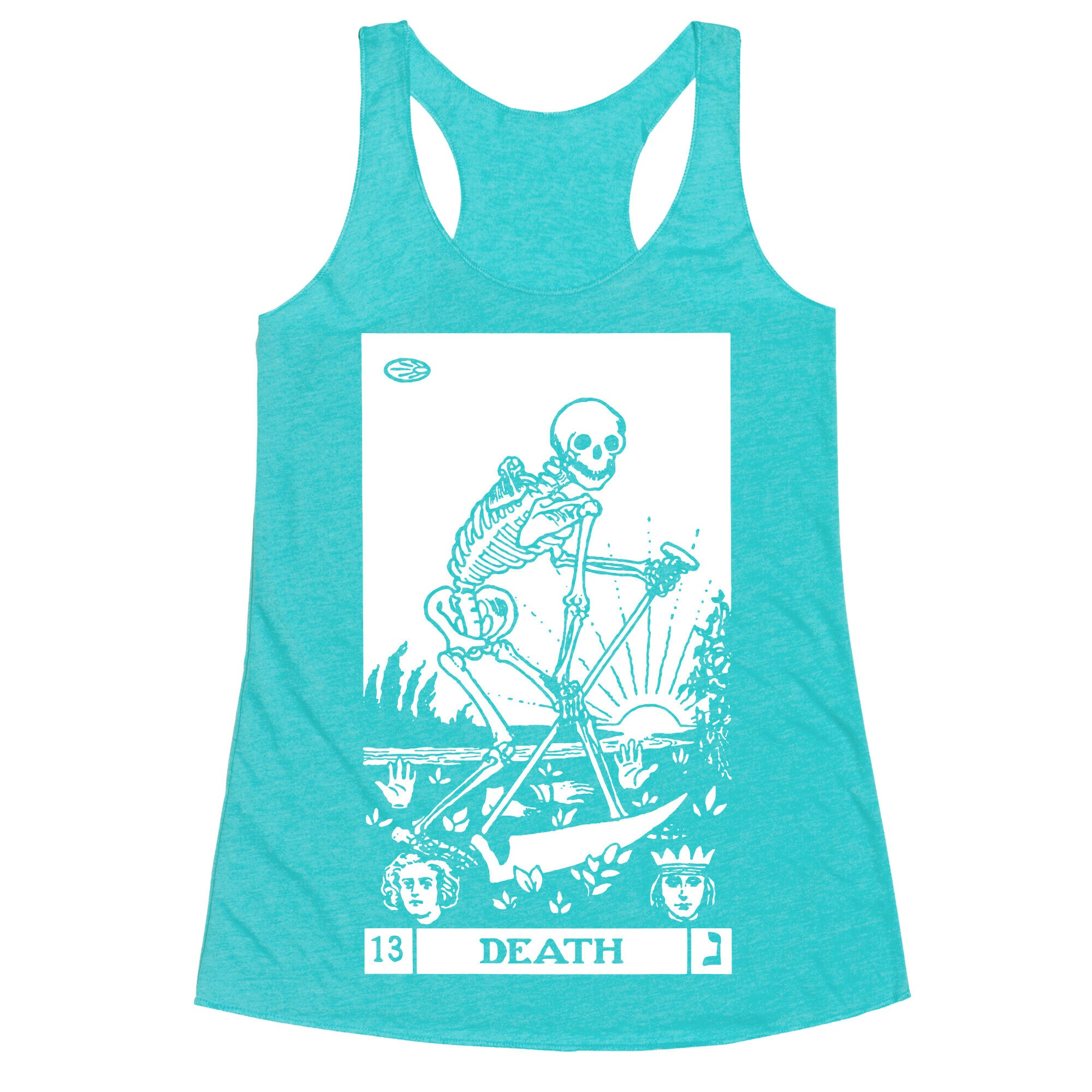 Death Tarot Racerback Tank