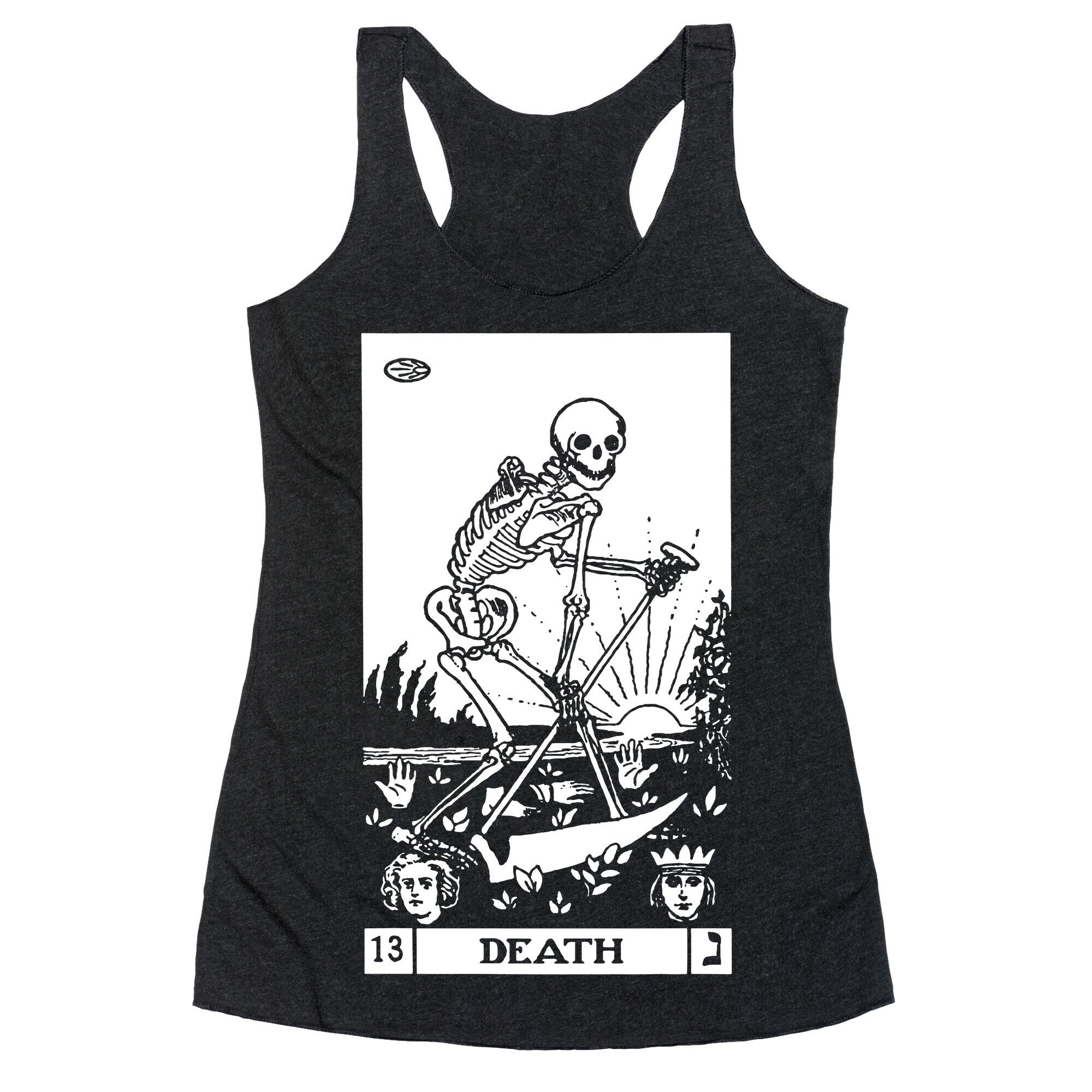 Death Tarot Racerback Tank