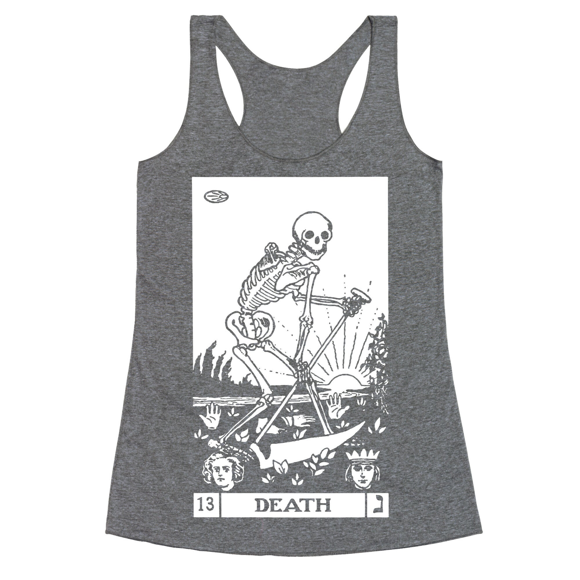 Death Tarot Racerback Tank