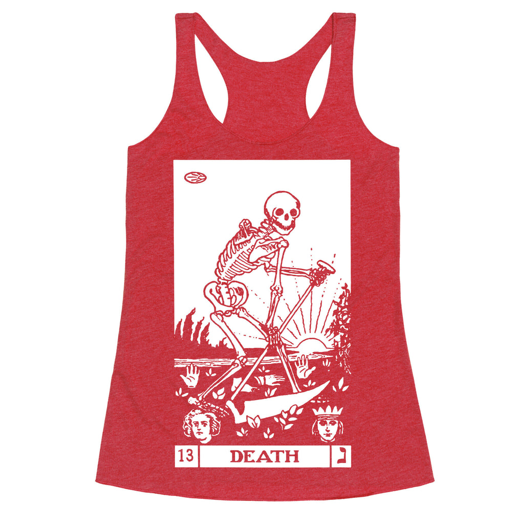 Death Tarot Racerback Tank