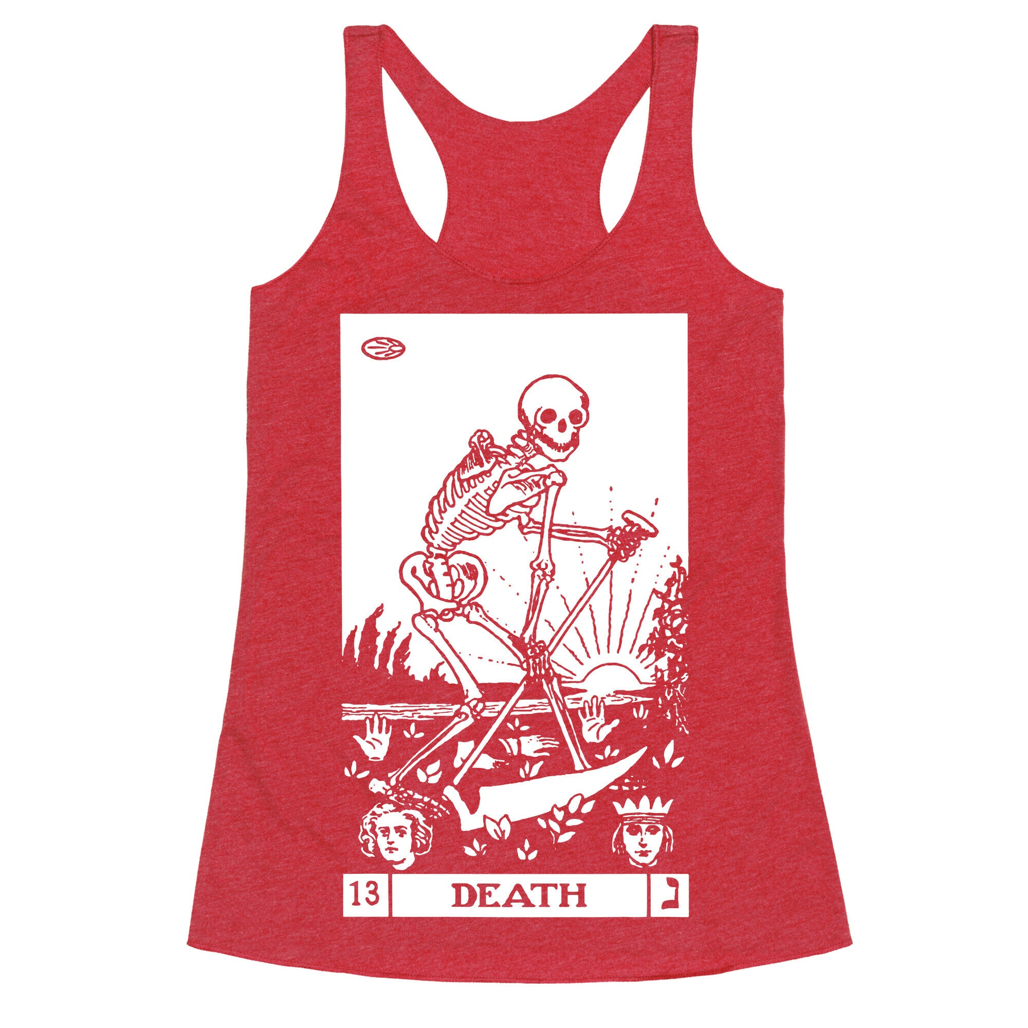 Death Tarot Racerback Tank