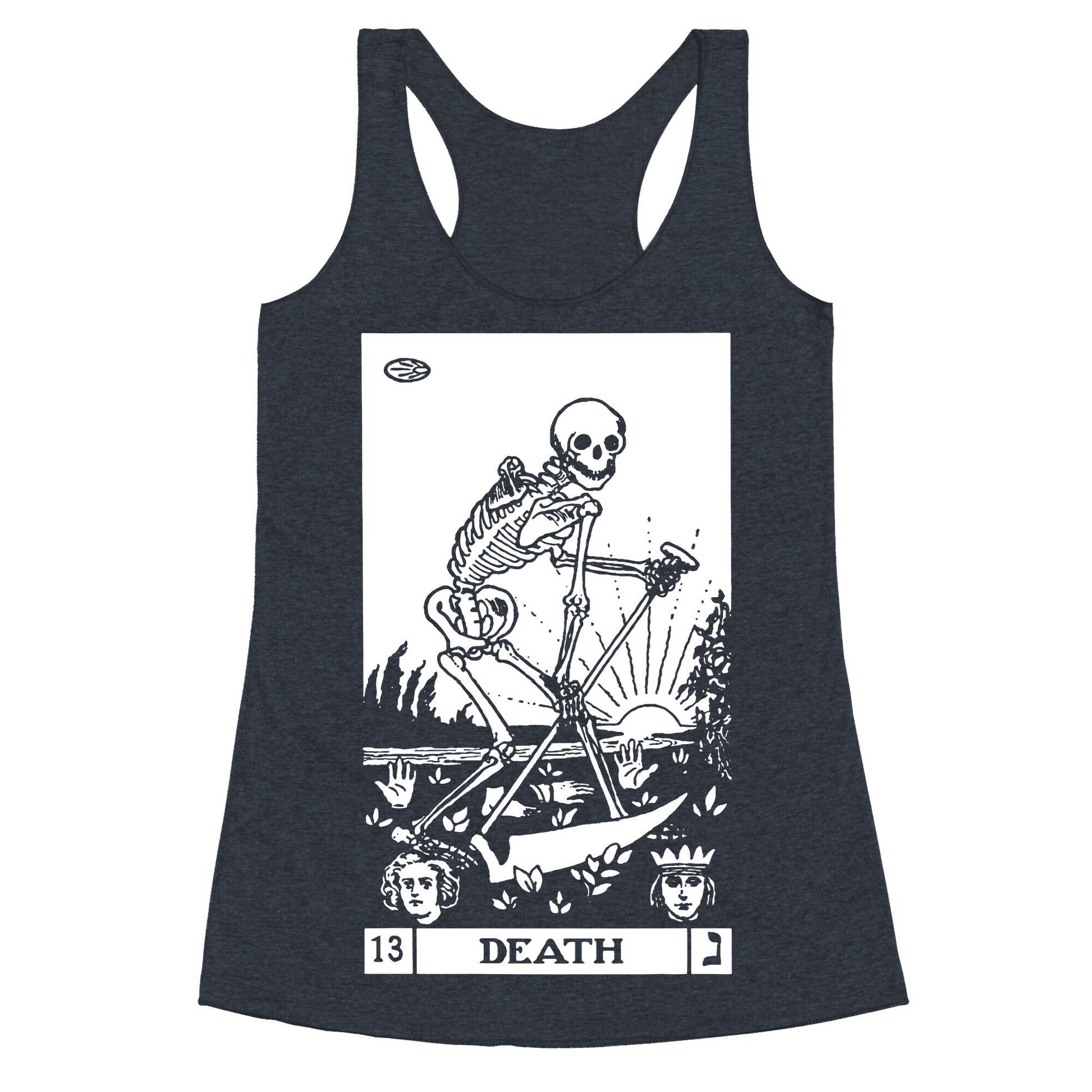 Death Tarot Racerback Tank