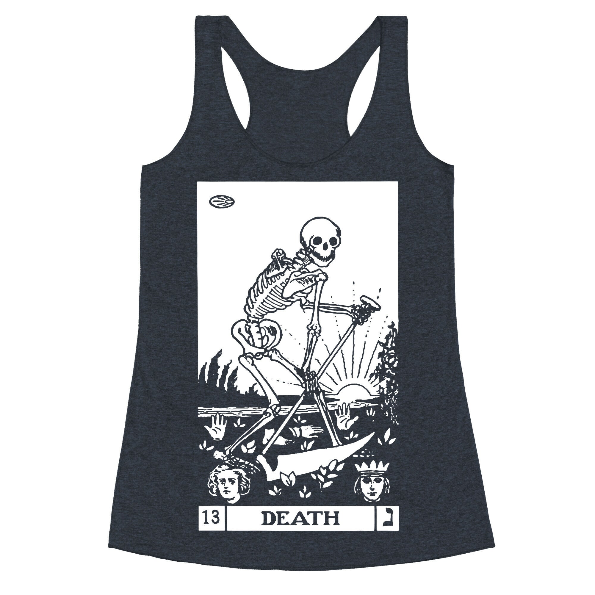 Death Tarot Racerback Tank