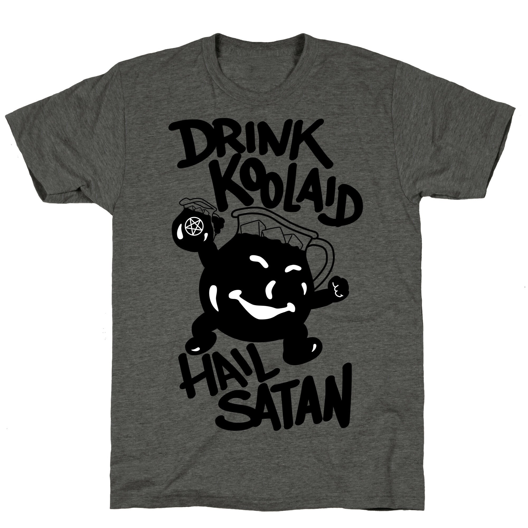 Drink Kool-aid, Hail Satan Unisex Triblend Tee