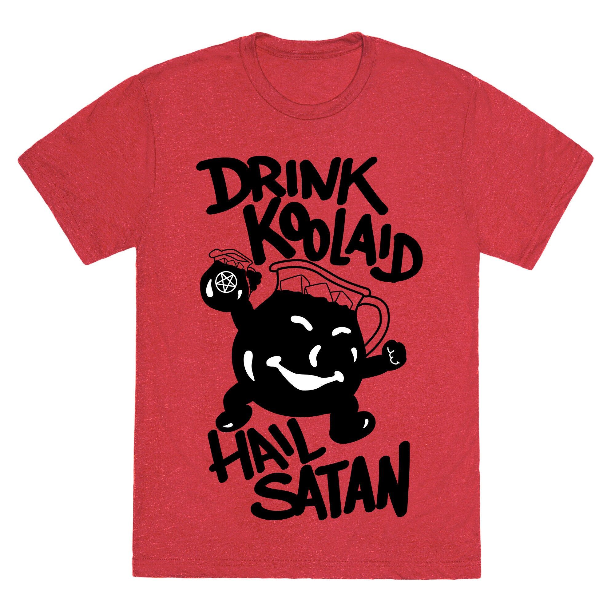 Drink Kool-aid, Hail Satan Unisex Triblend Tee
