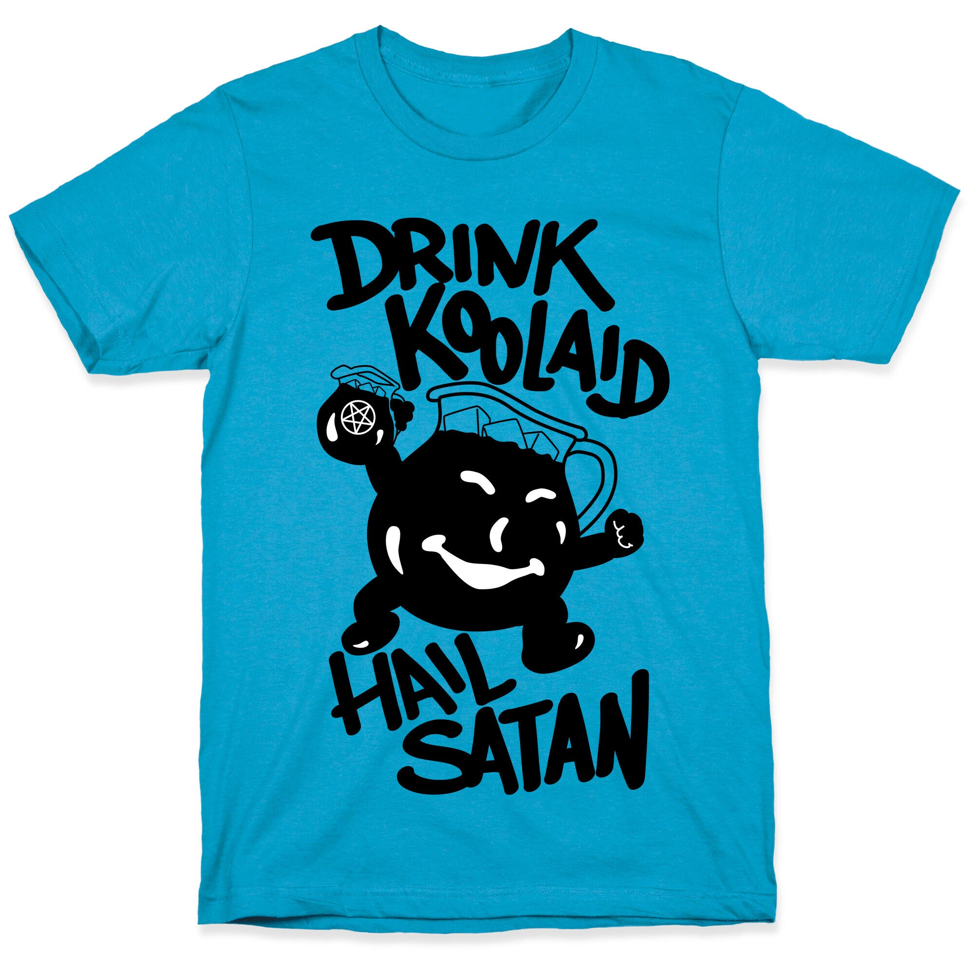 Drink Kool-aid, Hail Satan Unisex Triblend Tee
