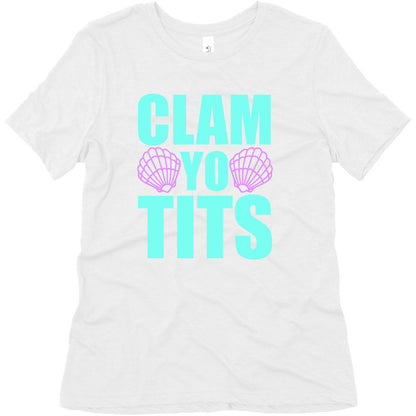 Clam Yo Tits Women's Triblend Tee