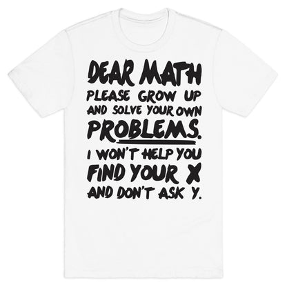 Dear Math T-Shirt