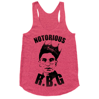 Notorious RBG (Ruth Bader Ginsburg) Racerback Tank