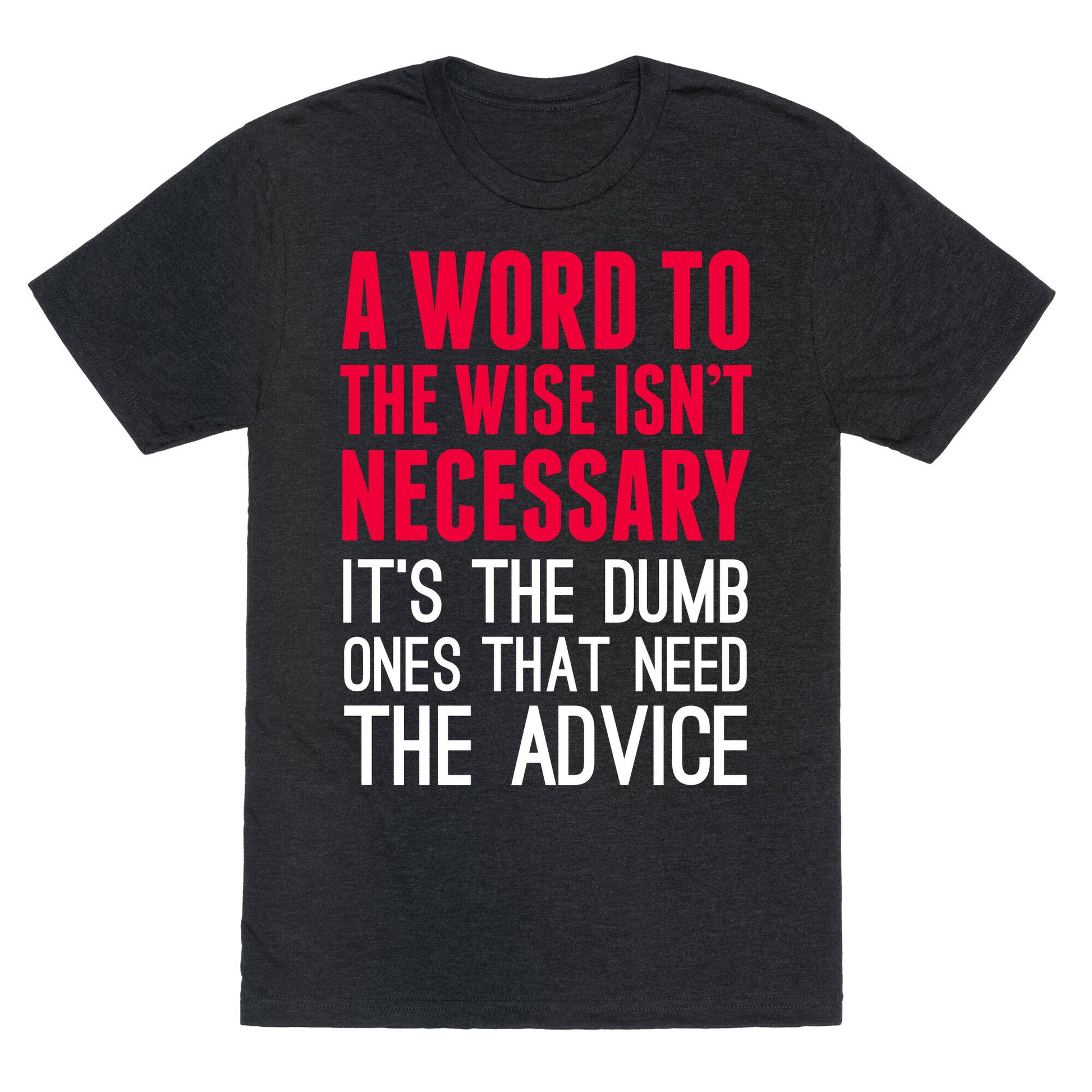 Word To The Wise Unisex Triblend Tee