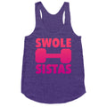 Swole Sistas (Pink) Racerback Tank