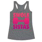 Swole Sistas (Pink) Racerback Tank