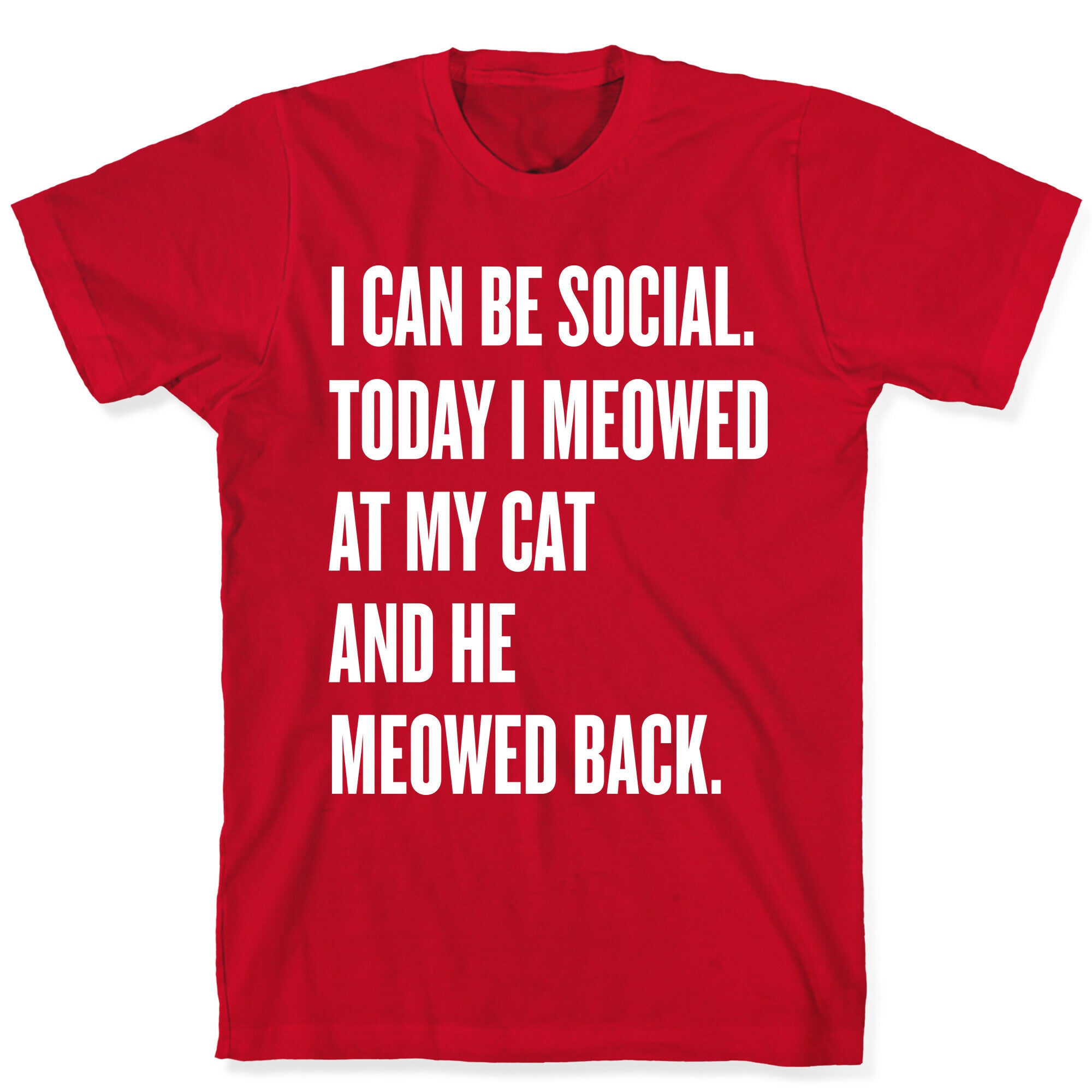 Cat Socialite  T-Shirt