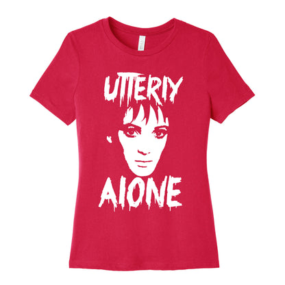 Utterly Alone Women's Cotton Tee