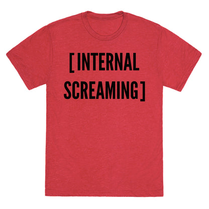 Internal Screaming  Unisex Triblend Tee