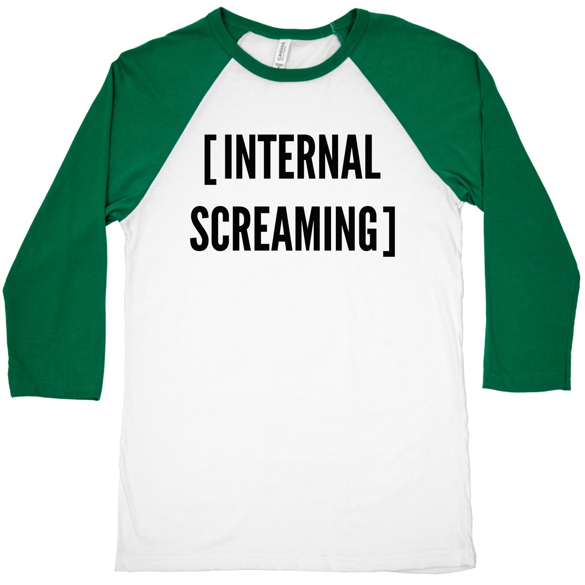 Internal Screaming  Baseball Tee