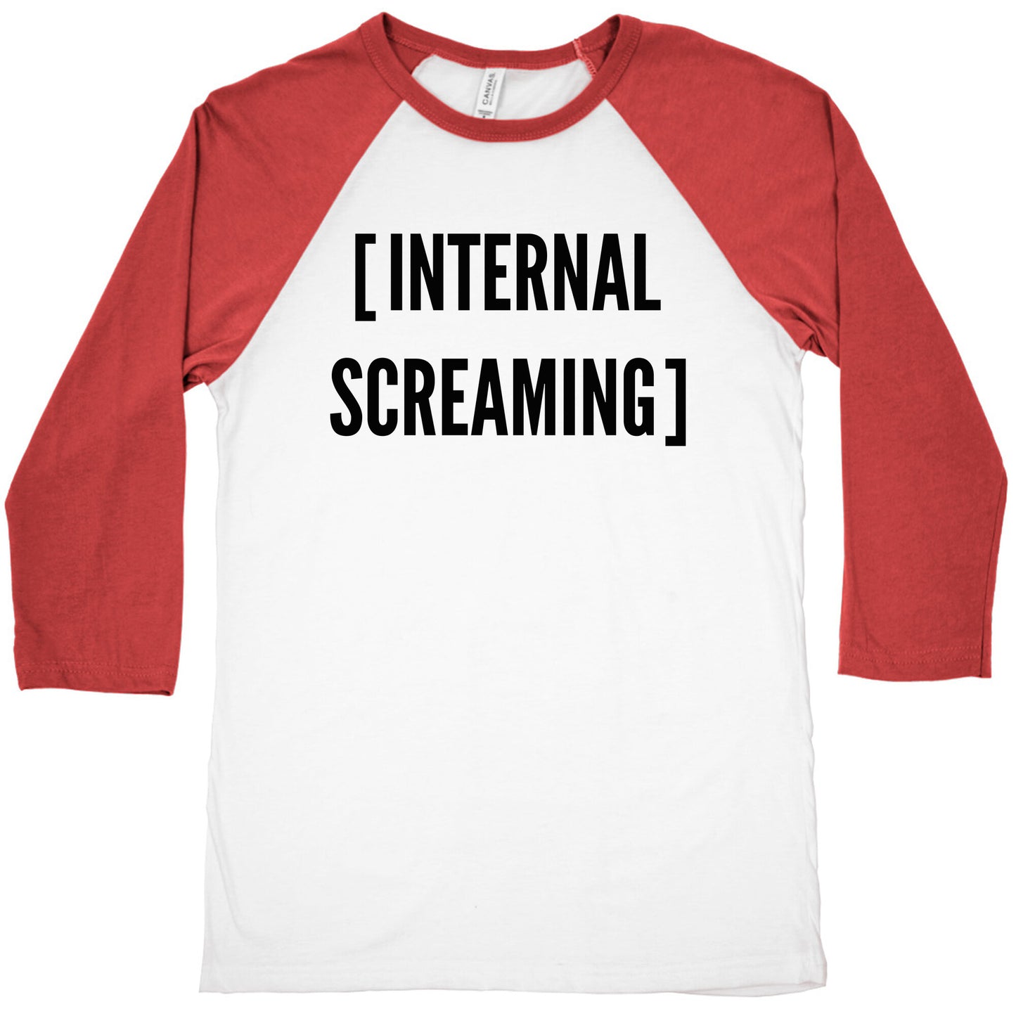 Internal Screaming  Baseball Tee