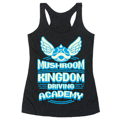 Mushroom Kingdom Driving Academy Racerback Tank