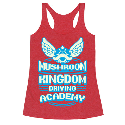 Mushroom Kingdom Driving Academy Racerback Tank