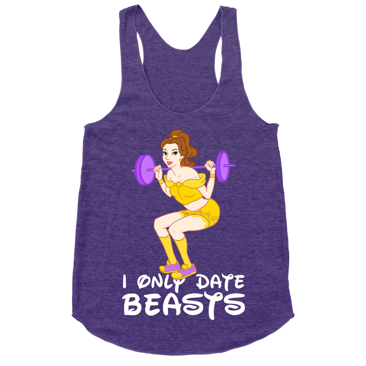 I Only Date Beasts Racerback Tank