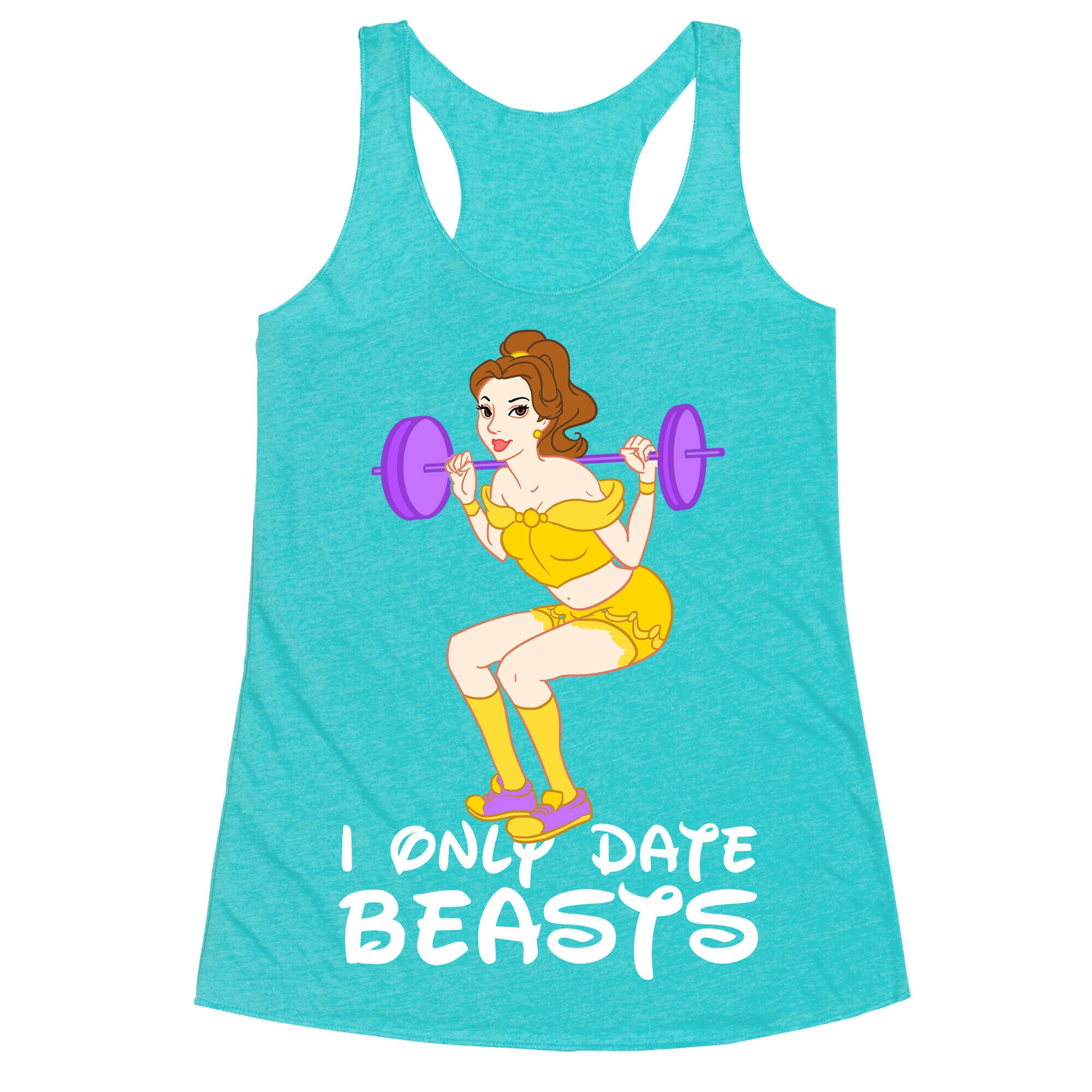 I Only Date Beasts Racerback Tank