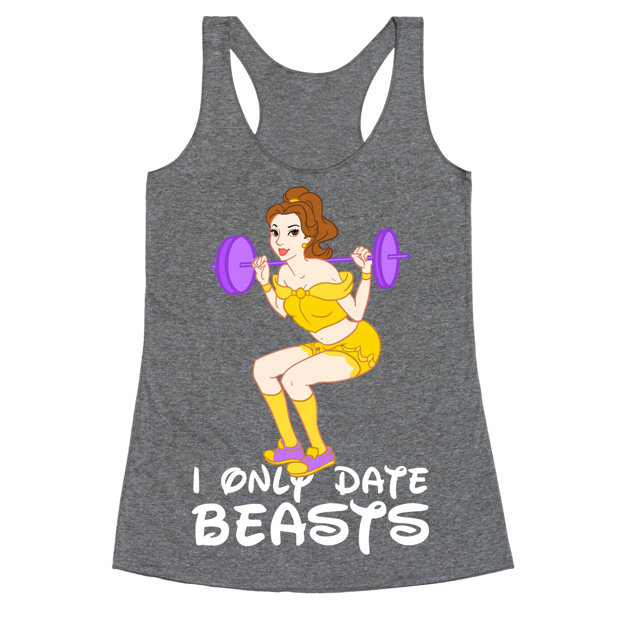 I Only Date Beasts Racerback Tank
