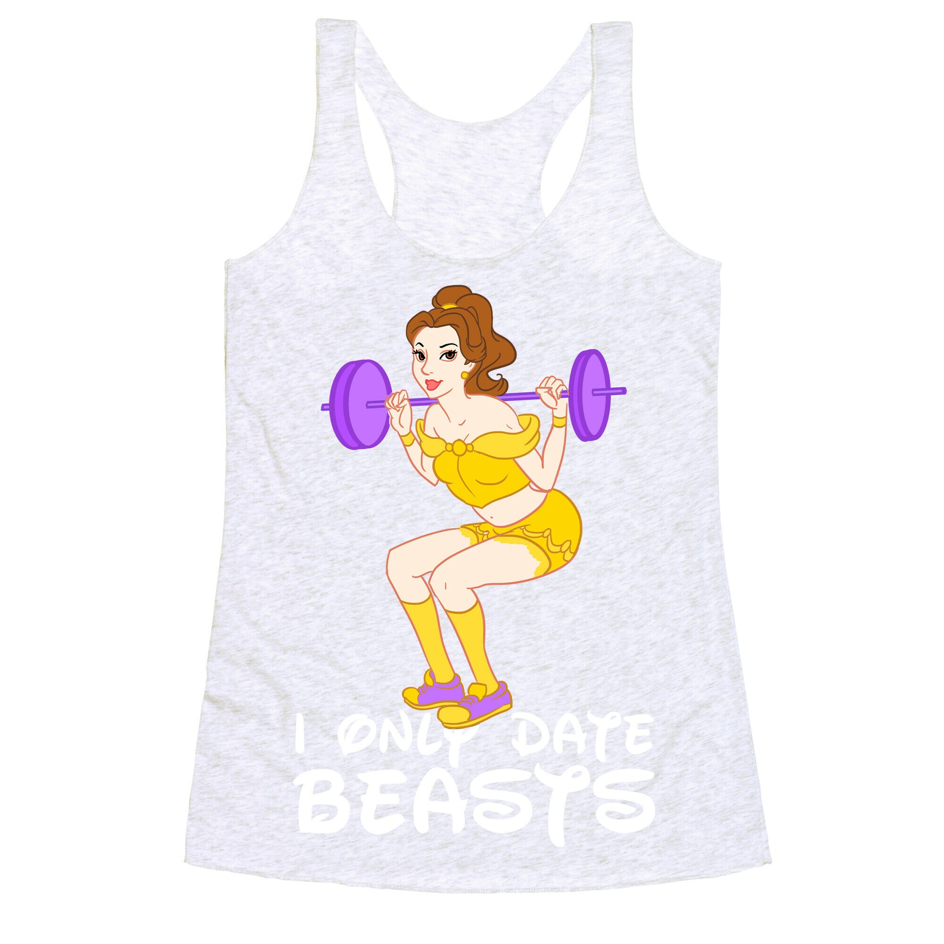 I Only Date Beasts Racerback Tank